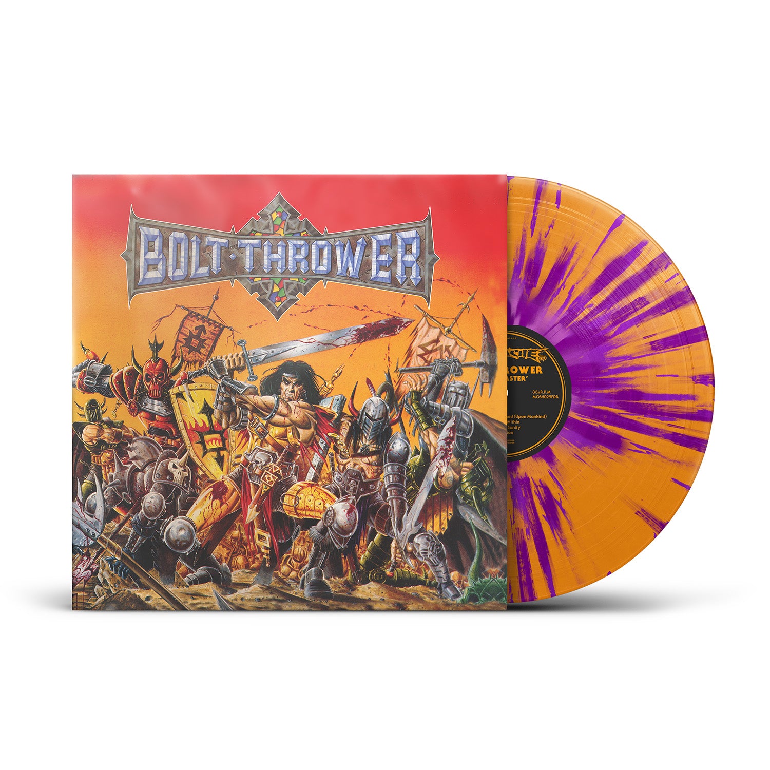 Bolt Thrower "Warmaster" FDR Orange / Purple Splatter Vinyl - PRE-ORDER