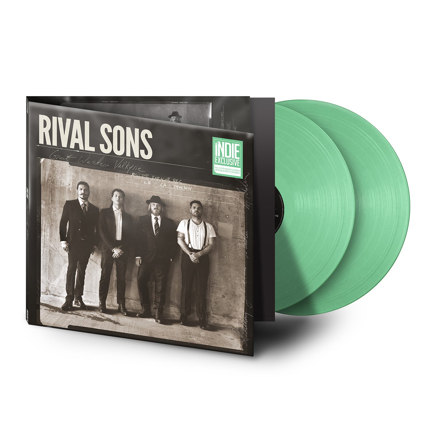 Rival Sons "Great Western Valkyrie - 10th Anniversary Edition" Gatefold 2x12" Doublemint Green Vinyl & Download - PRE-ORDER