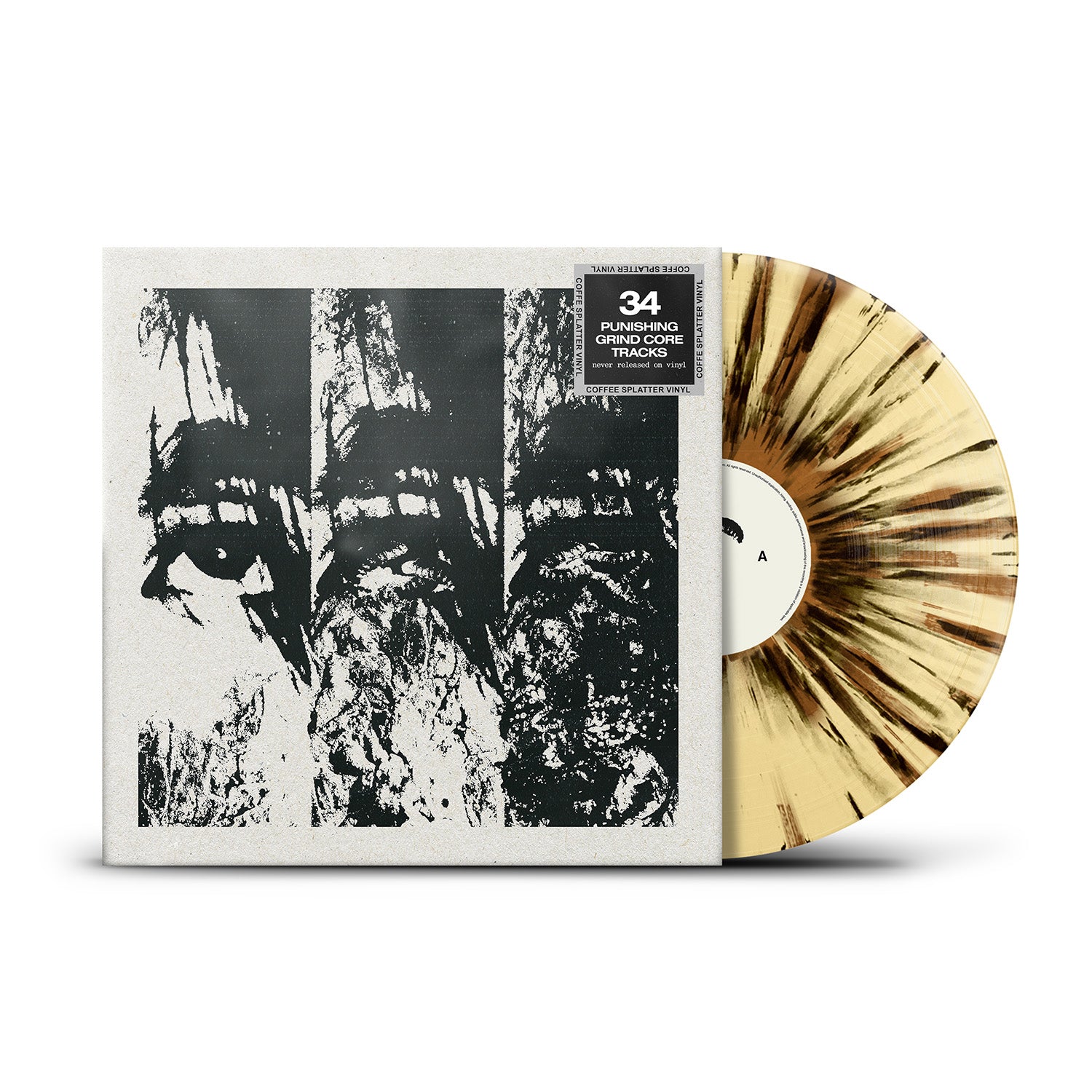 Wormrot "Left To Rot" Coffee Grind Splatter Vinyl & Download - PRE-ORDER