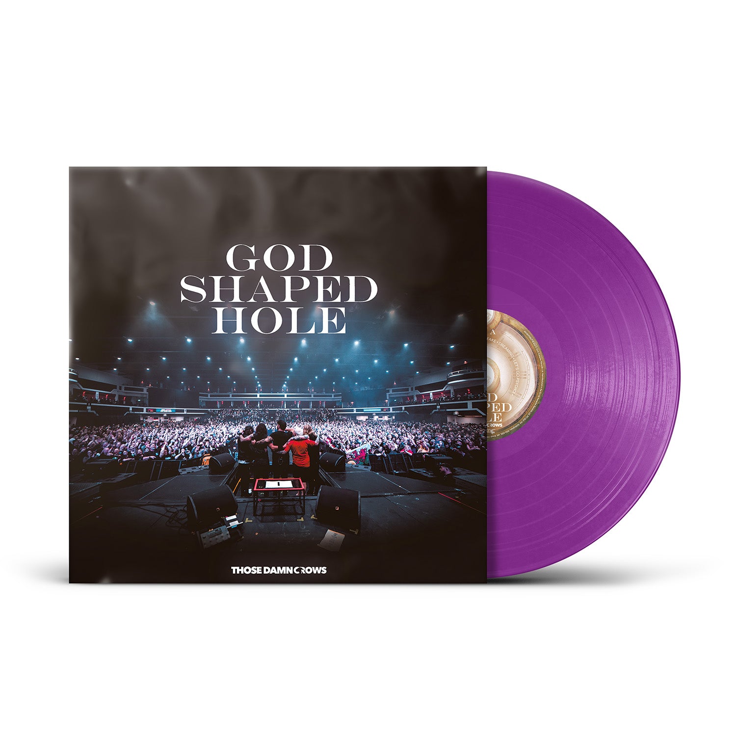 Those Damn Crows "God Shaped Hole" Cardiff Arena Exclusive Purple Vinyl w/ 12 Page Booklet & Download - PRE-ORDER