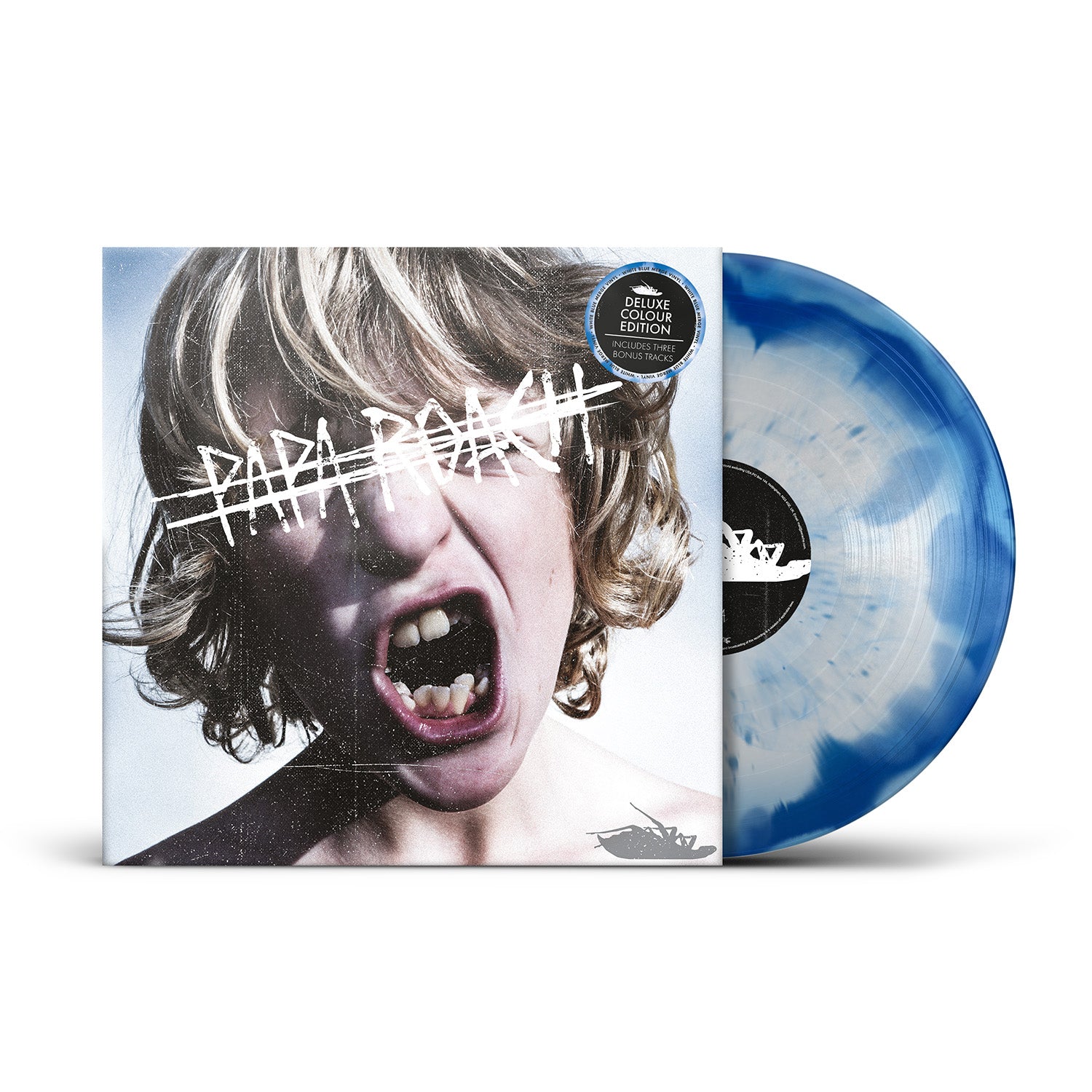 Papa Roach "Crooked Teeth" Blue / White Merge Vinyl & Download (300 Copies Only) - PRE-ORDER