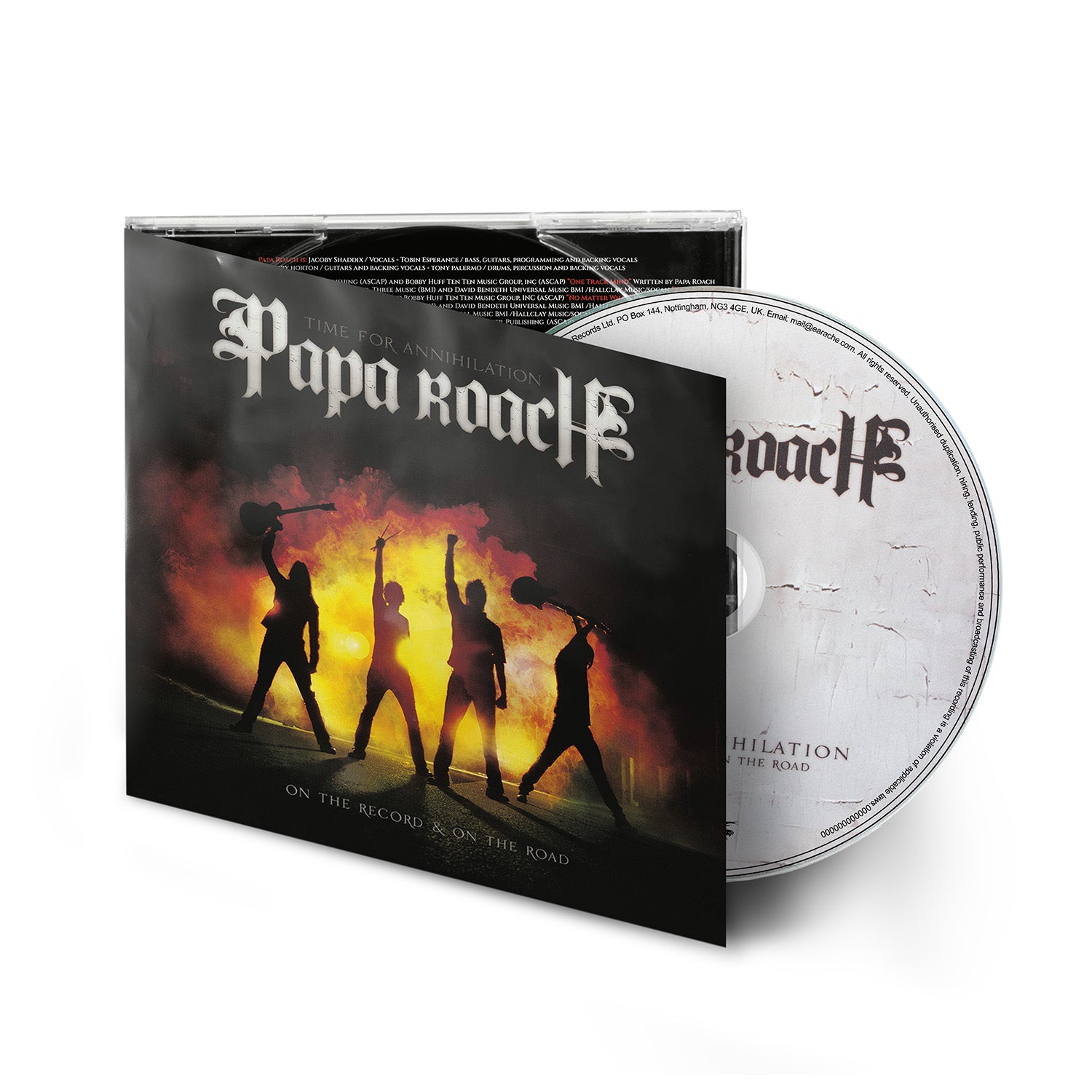 Papa Roach "Time For Annihilation: On The Record & On The Road" Digipak CD & Download - PRE-ORDER