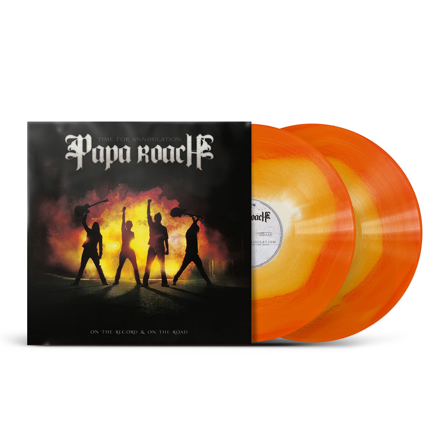 Papa Roach "Time For Annihilation: On The Record & On The Road" 2x12" White / Orange Sunburst Vinyl & Download (ltd to 300 copies) - PRE-ORDER