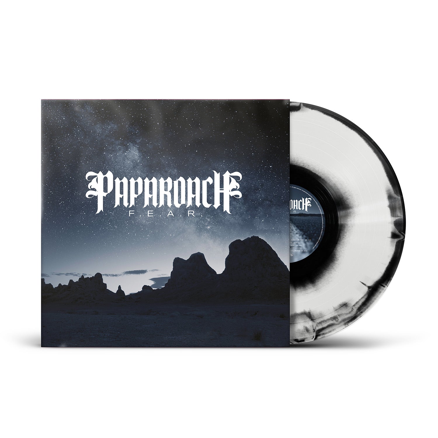 Papa Roach "F.E.A.R." White / Black Merge Vinyl & Download - PRE-ORDER