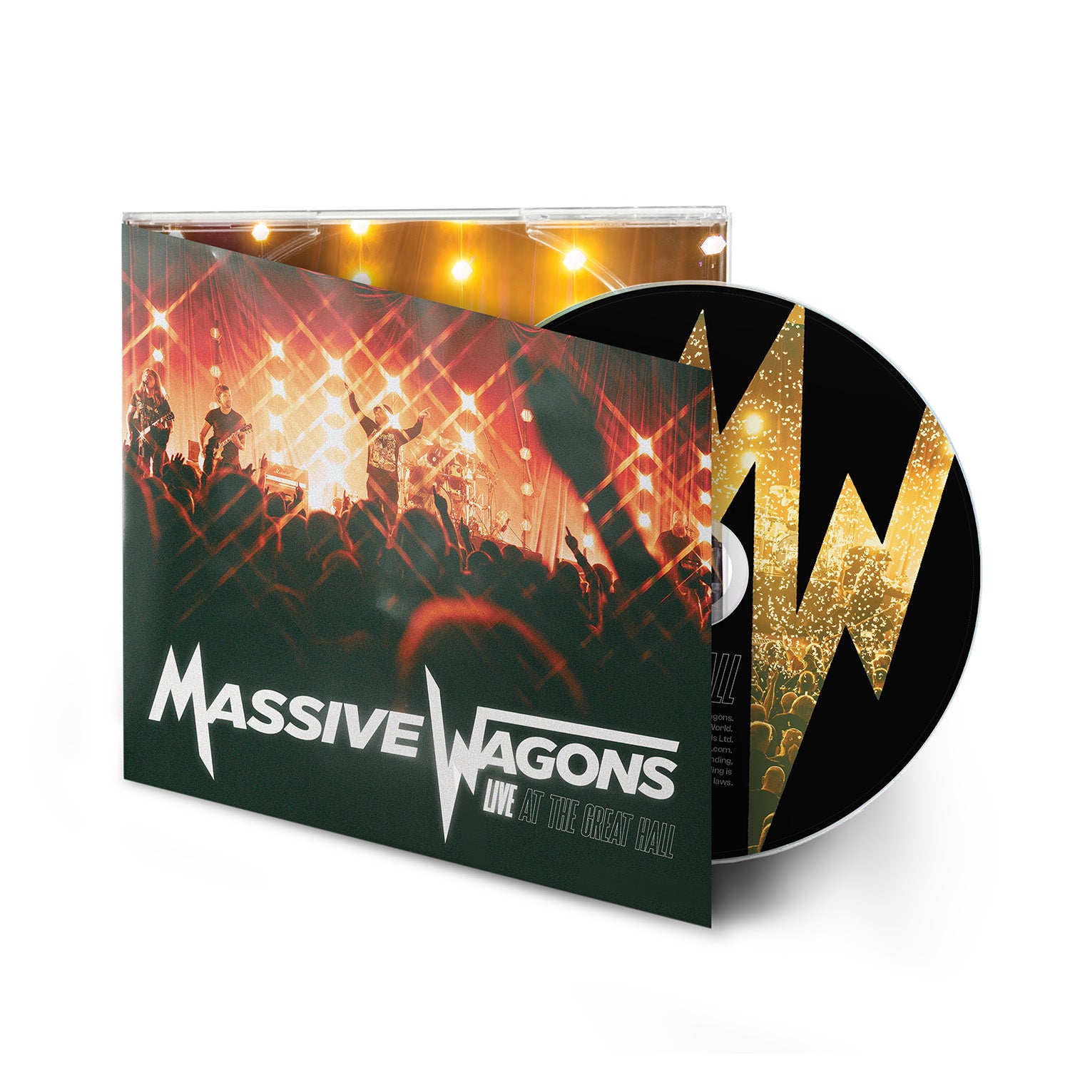 Massive Wagons "Live At The Great Hall" Digipak CD w/ Booklet & Download - PRE-ORDER