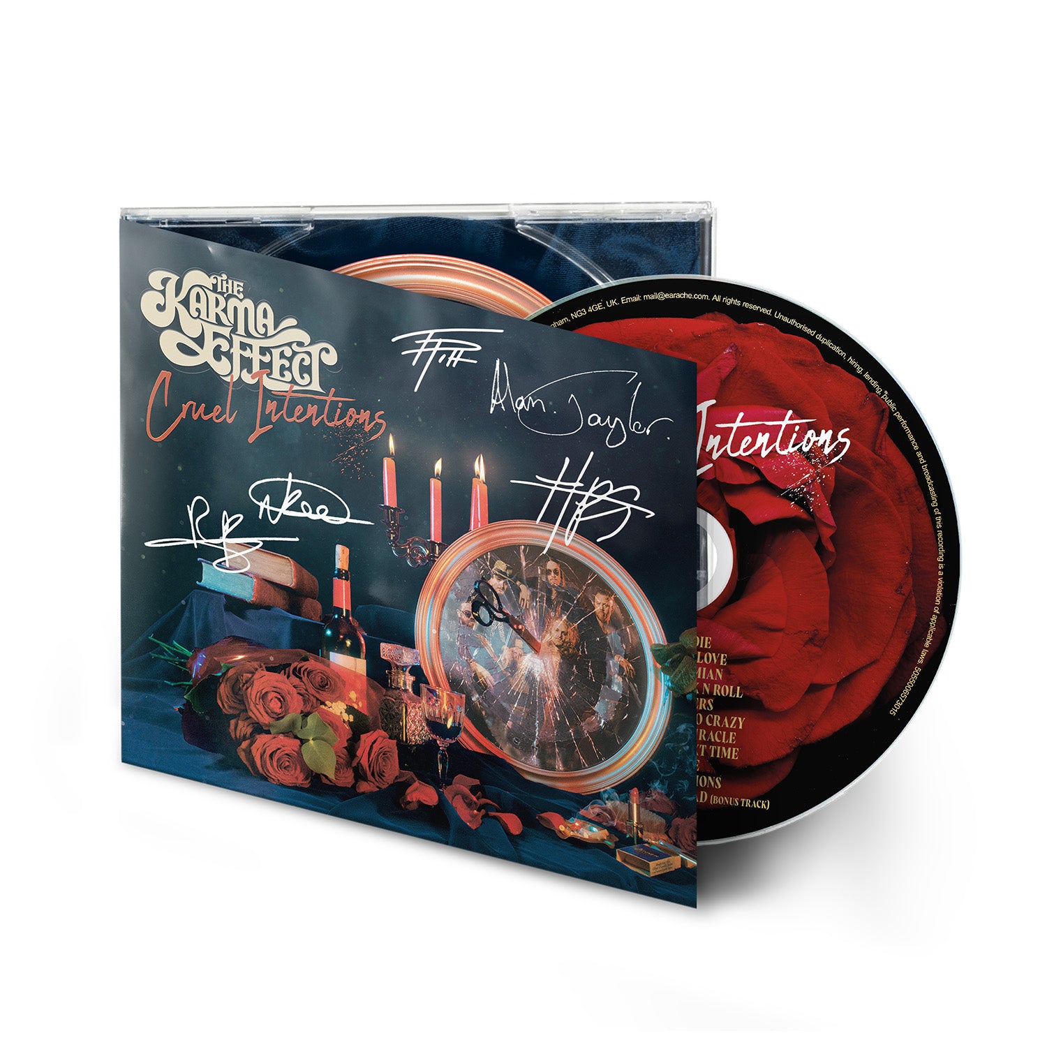 The Karma Effect "Cruel Intentions" SIGNED Digipak CD - PRE-ORDER (Early Bird Price)