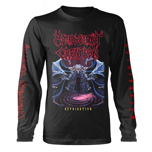 Malevolent Creation "Retribution" Long Sleeve T shirt