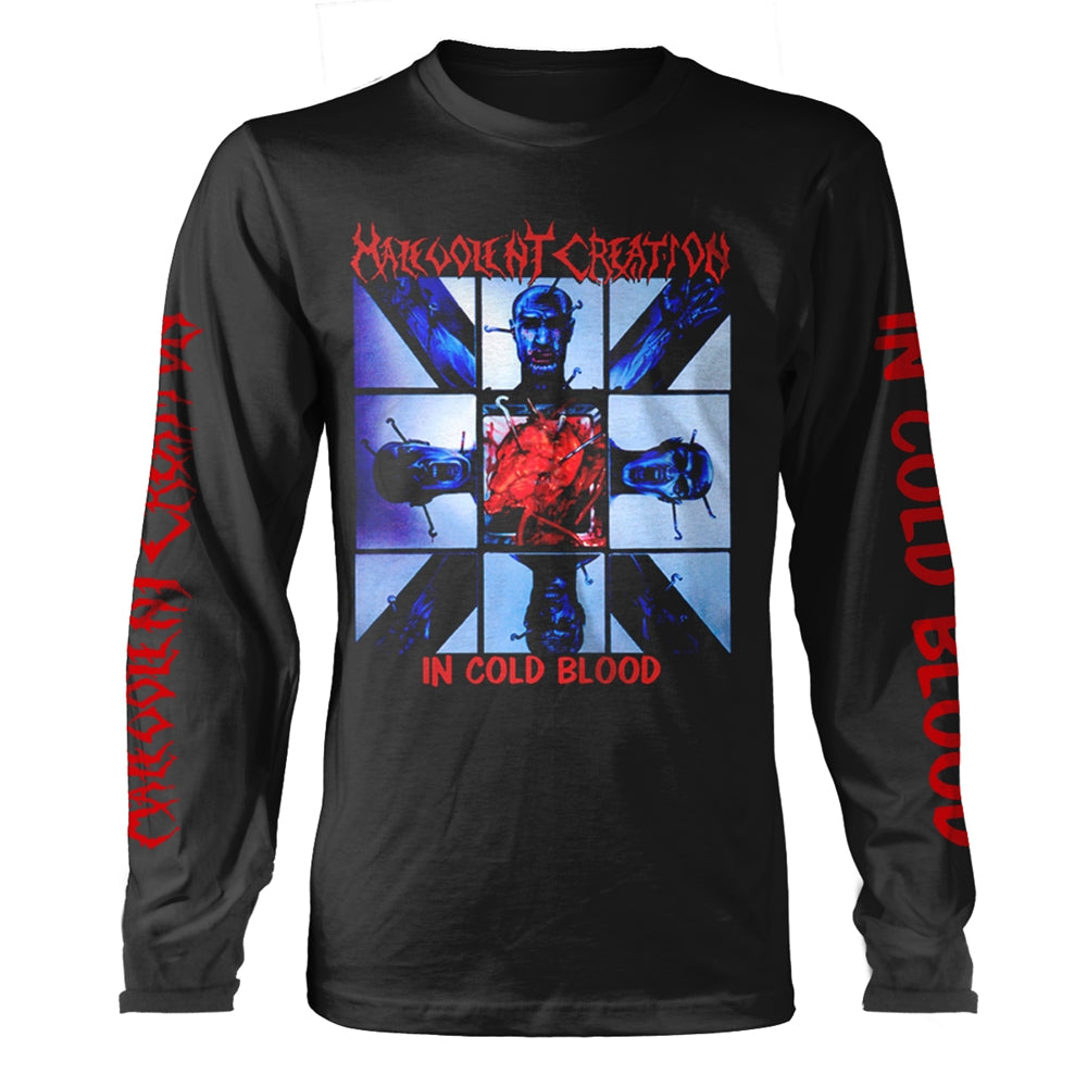 Malevolent Creation "In Cold Blood" Black Long Sleeve T shirt