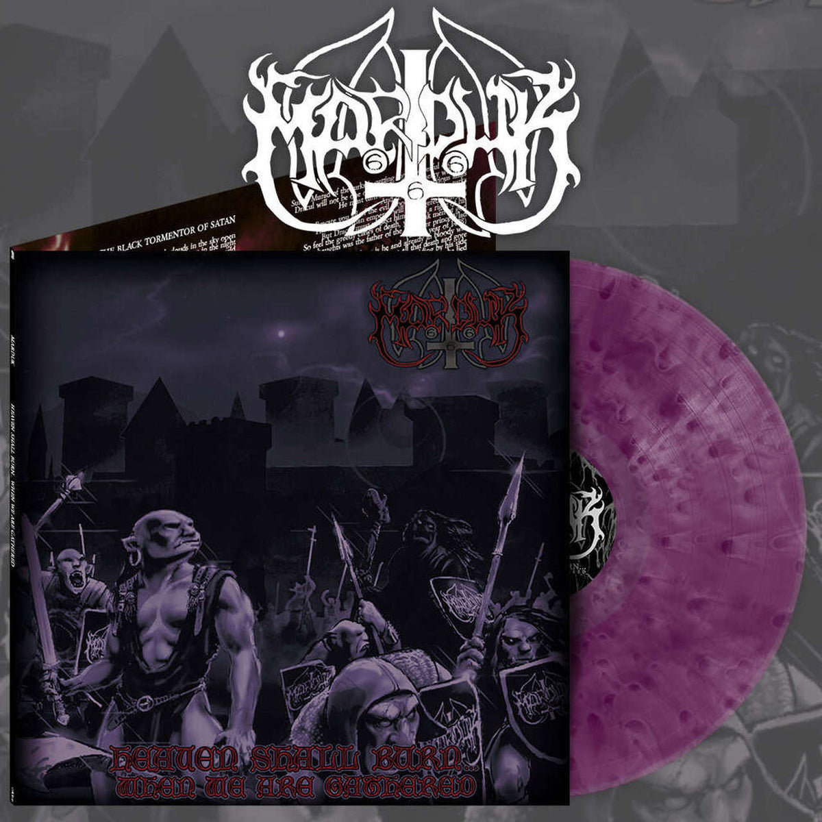 Marduk "Heaven Shall Burn" Clear w/ Magenta Cloudy Vinyl