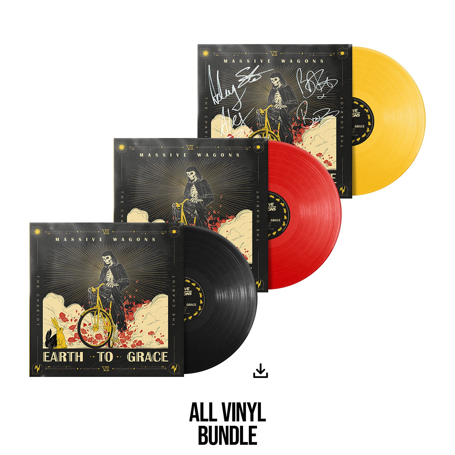 Massive Wagons "Earth To Grace" All Vinyl Bundle - PRE-ORDER