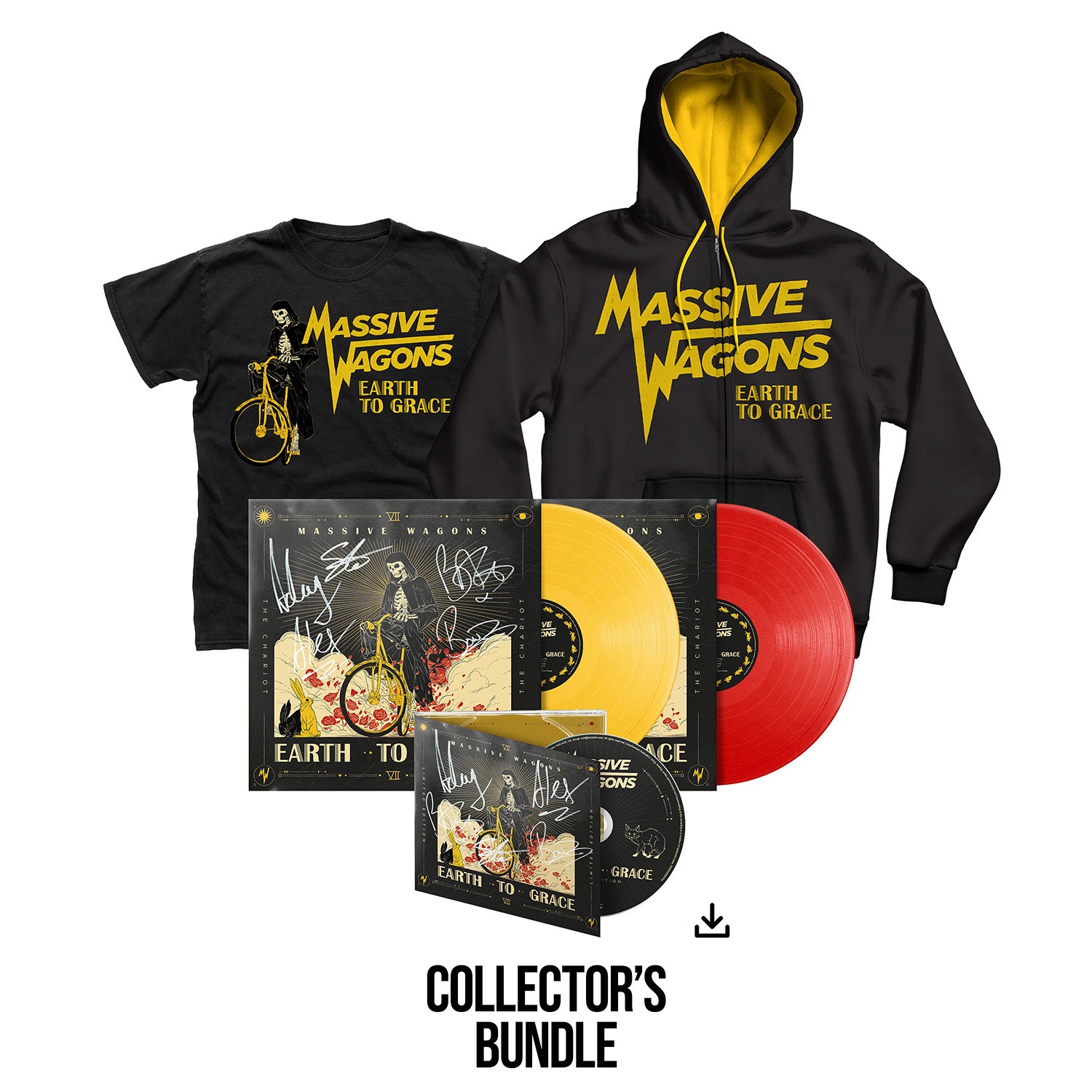 Massive Wagons "Earth To Grace" Collectors Bundle - PRE-ORDER