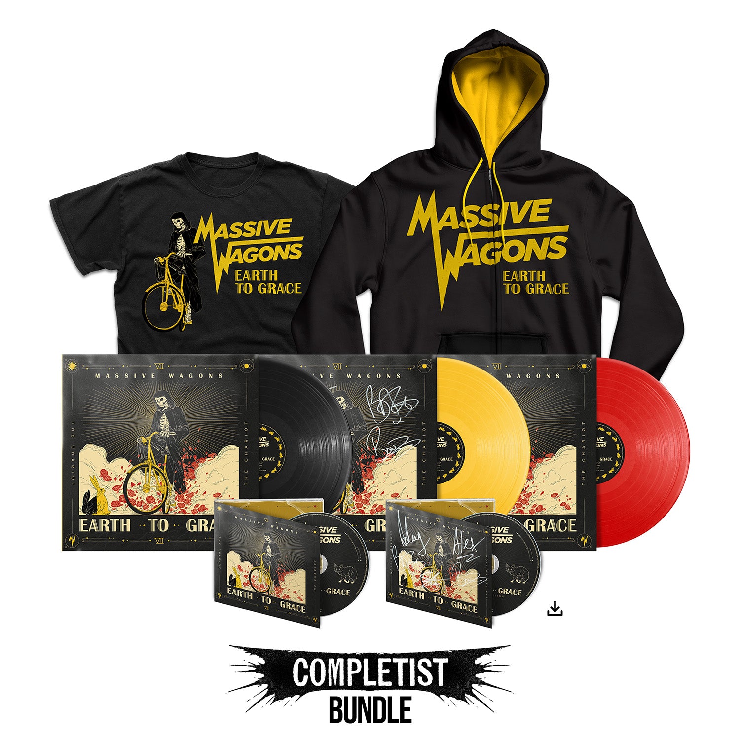 Massive Wagons "Earth To Grace" Completist Bundle - PRE-ORDER