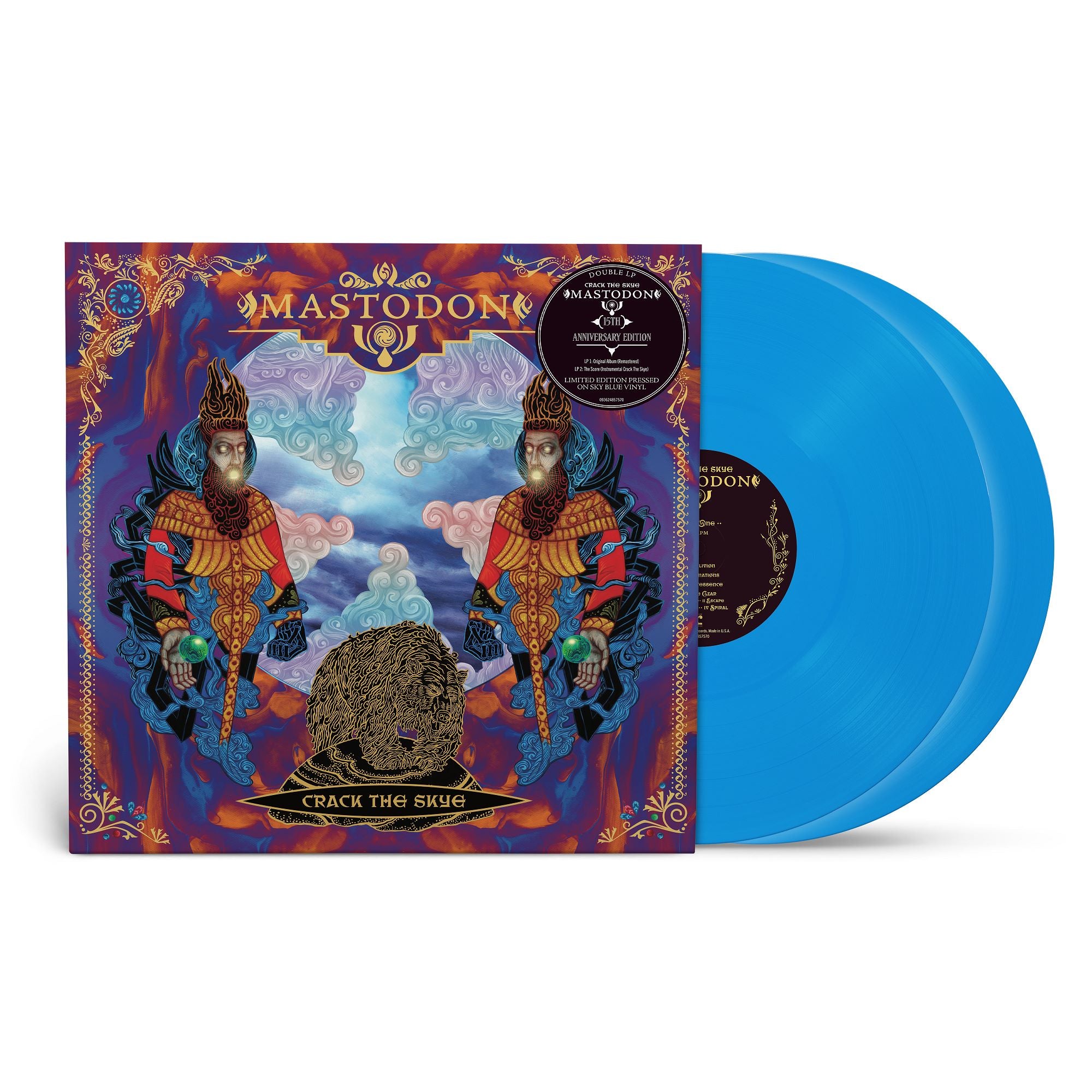 Mastodon "Crack The Skye" 15th Anniversary 2x12"Sky Blue Vinyl - PRE-ORDER