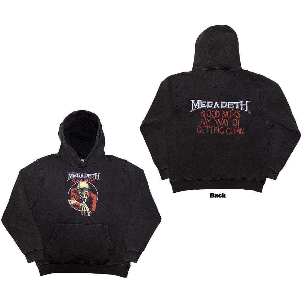 Megadeth "Black Friday" Charcoal Grey Pullover Hoodie