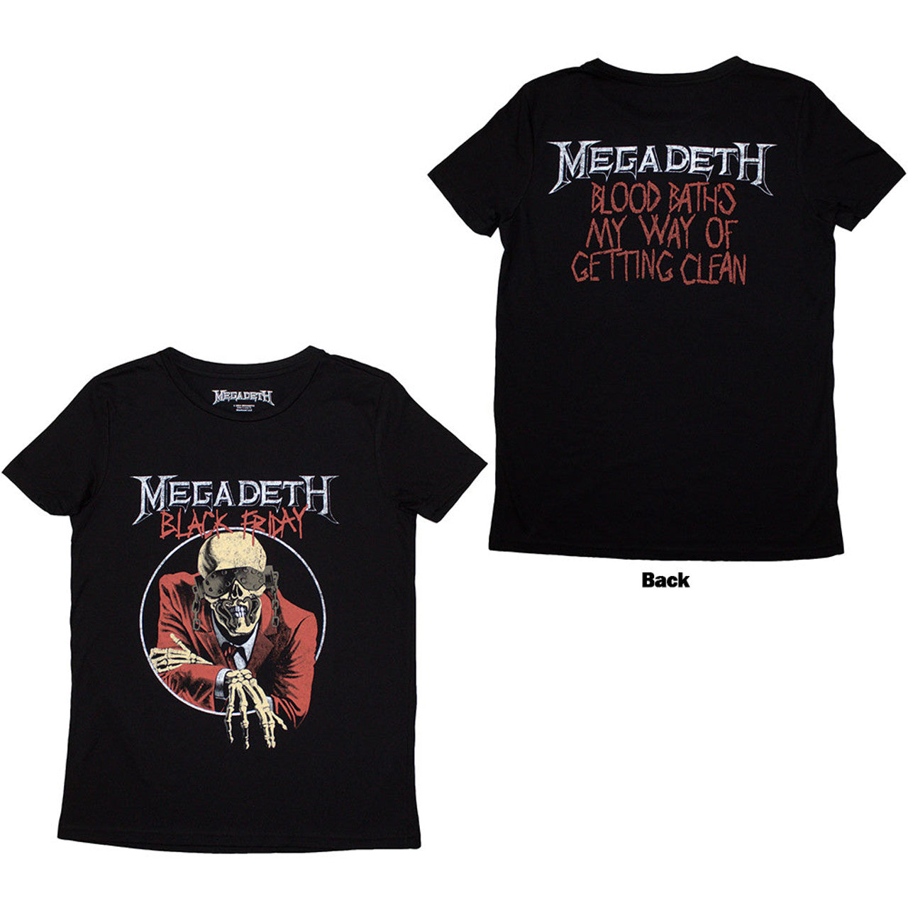 Megadeth "Black Friday" Black Women's T shirt