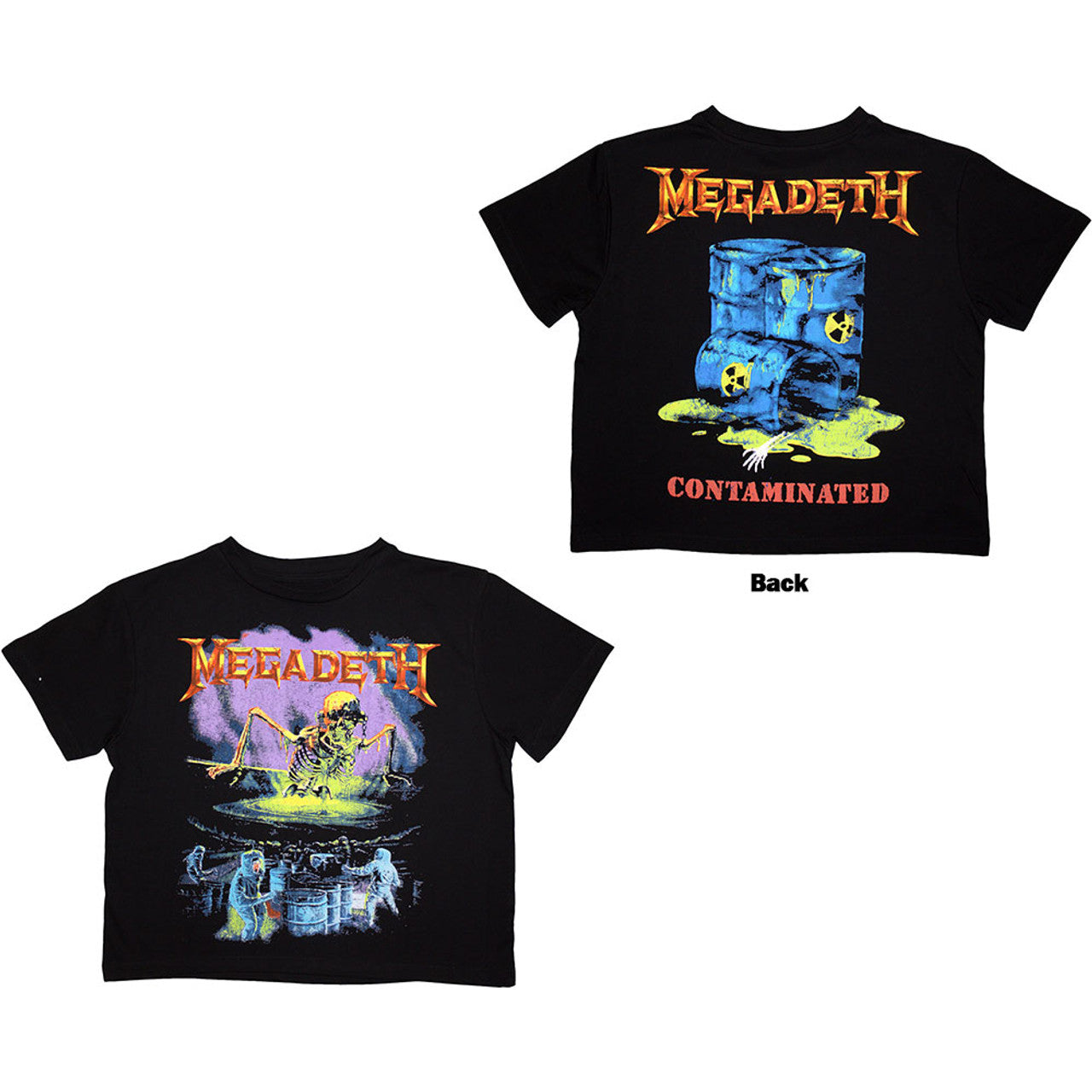 Megadeth "Contaminated" Crop Top