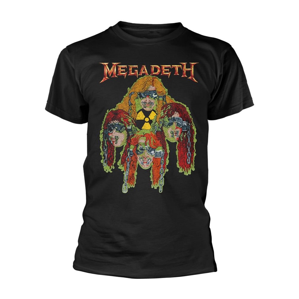 Megadeth "Nuclear Glow Heads" T shirt