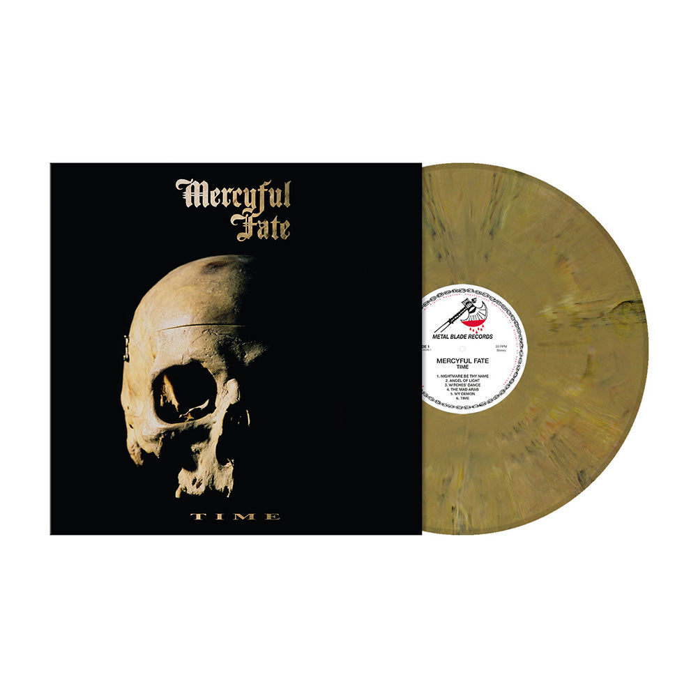 Mercyful Fate "Time" Beige Brown Marbled Vinyl