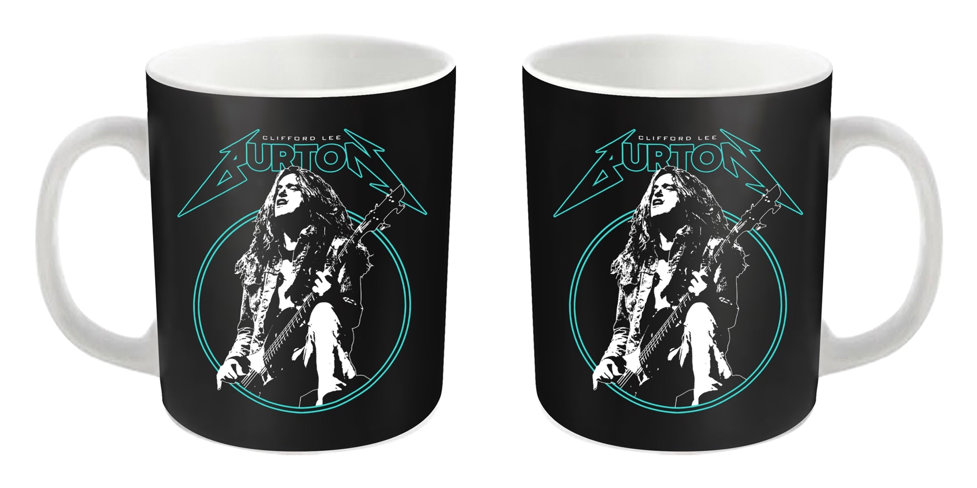 Metallica "Cliff Burton - Live Clean" White Mug