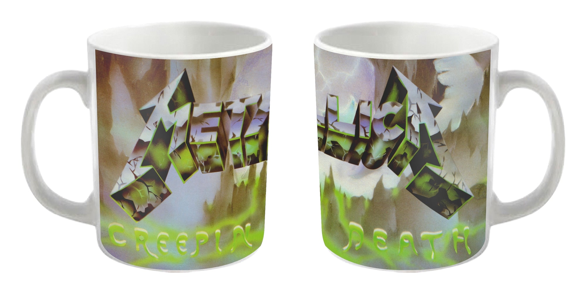 Metallica "Creeping Death" White Mug