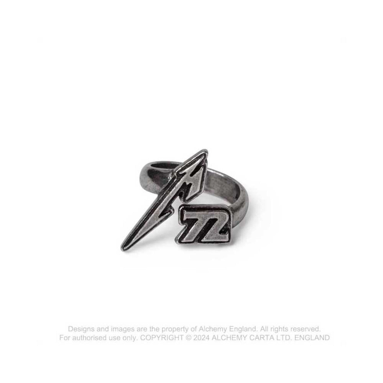 Metallica "M72" Ring (UK Size N-Q)