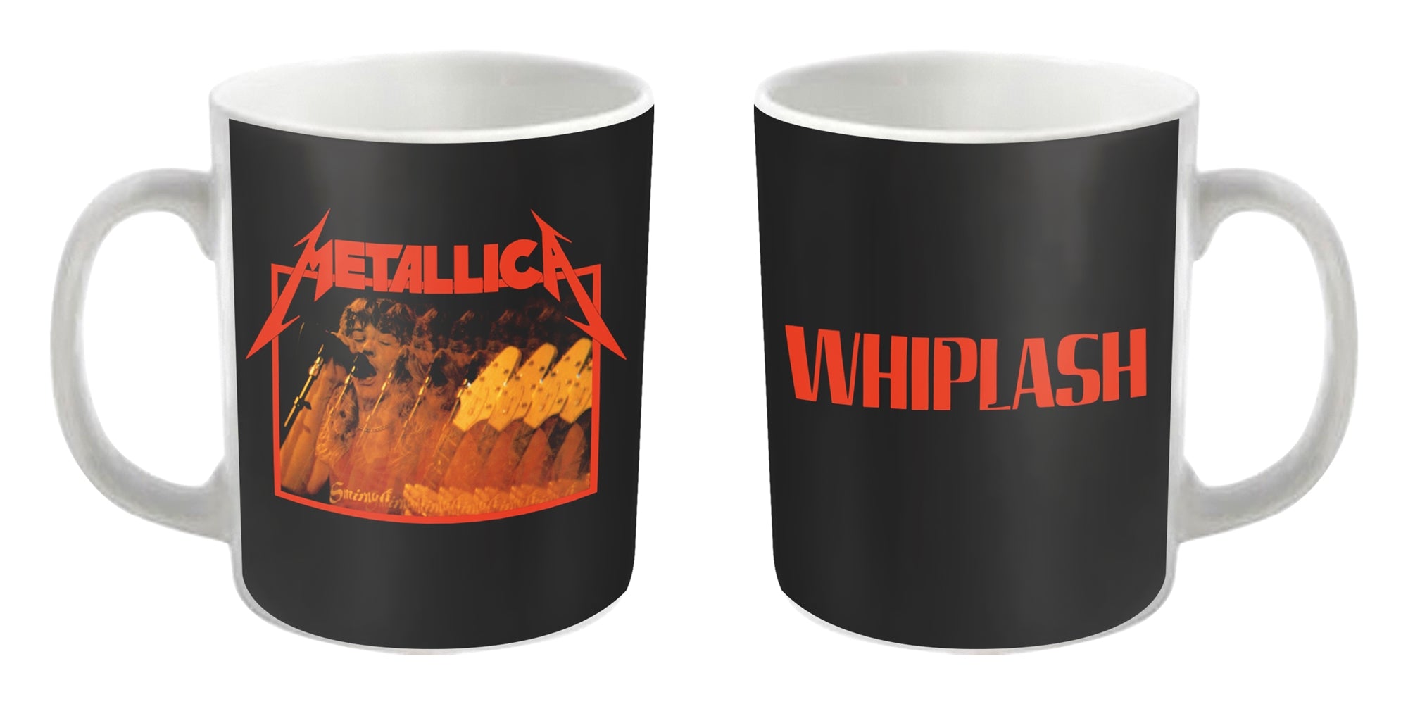 Metallica "Whiplash" White Mug