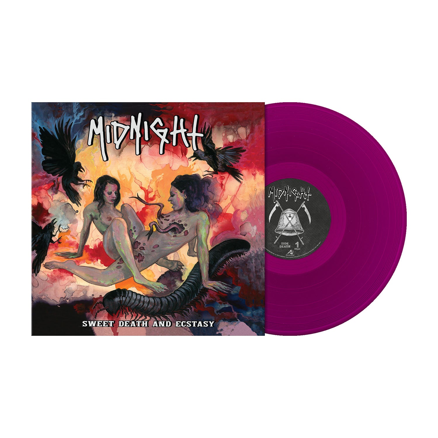 Midnight "Sweet Death and Ecstasy" Transparent Violet Vinyl