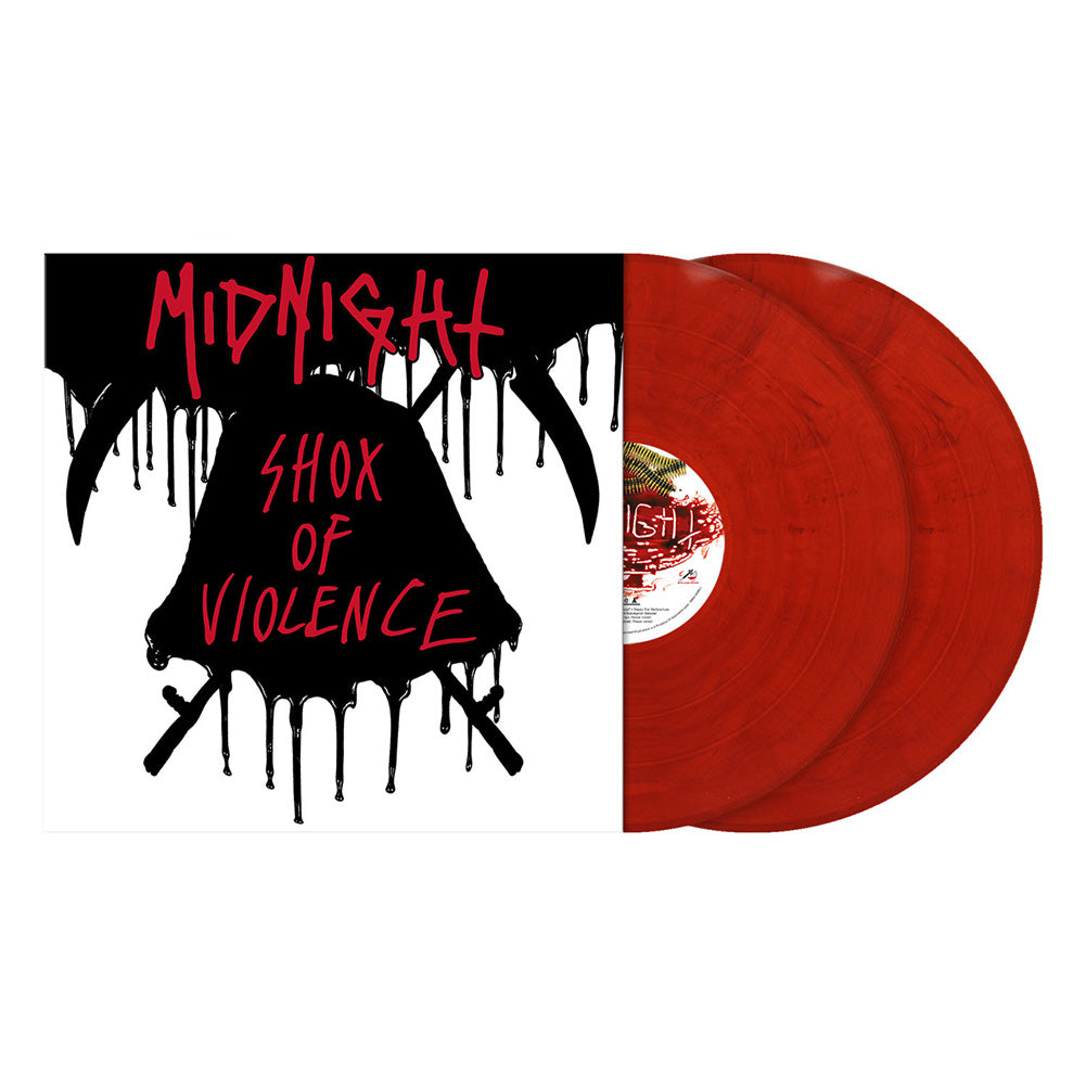 Midnight "Shox Of Violence" 2x12" Red / Black Vinyl
