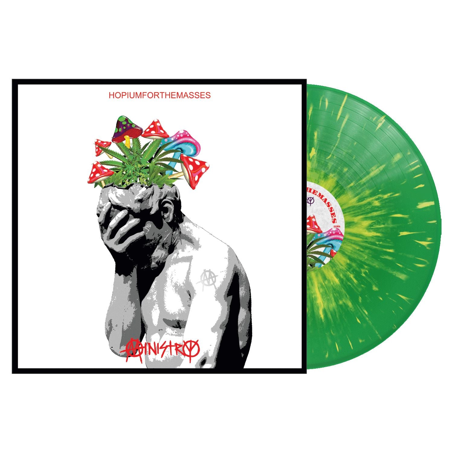 Ministry "Hopiumforthemasses" Green / Yellow Splatter Vinyl - PRE-ORDER