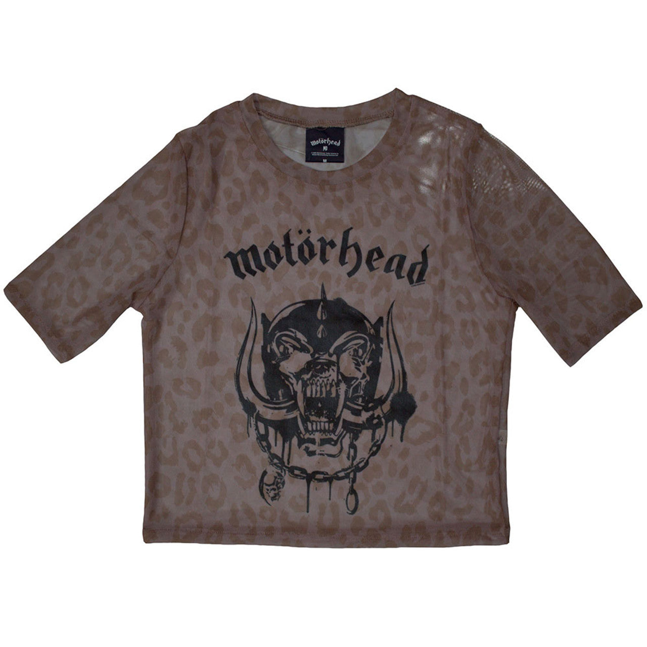 Motorhead "Warpig" Mesh Crop Top