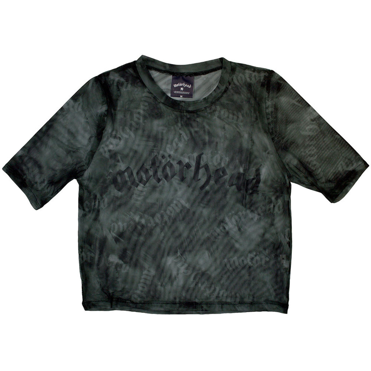 Motorhead "Logo" Mesh Crop Top