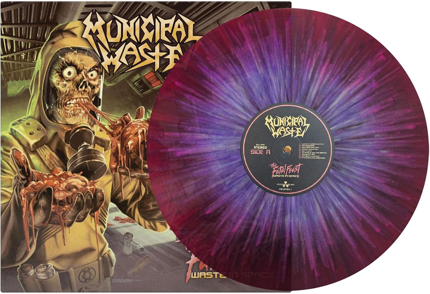Municipal Waste "The Fatal Feast" Splatter Vinyl