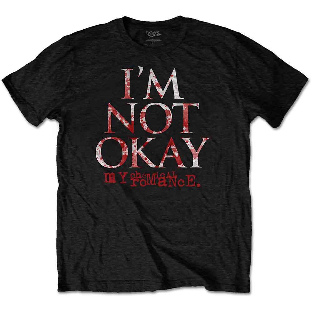 My Chemical Romance "I'm Not Okay" Black T shirt