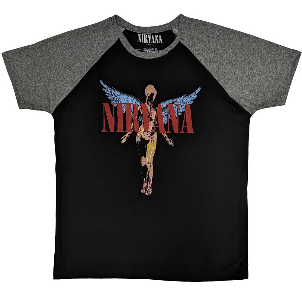 Nirvana "Angelic" Raglan T shirt