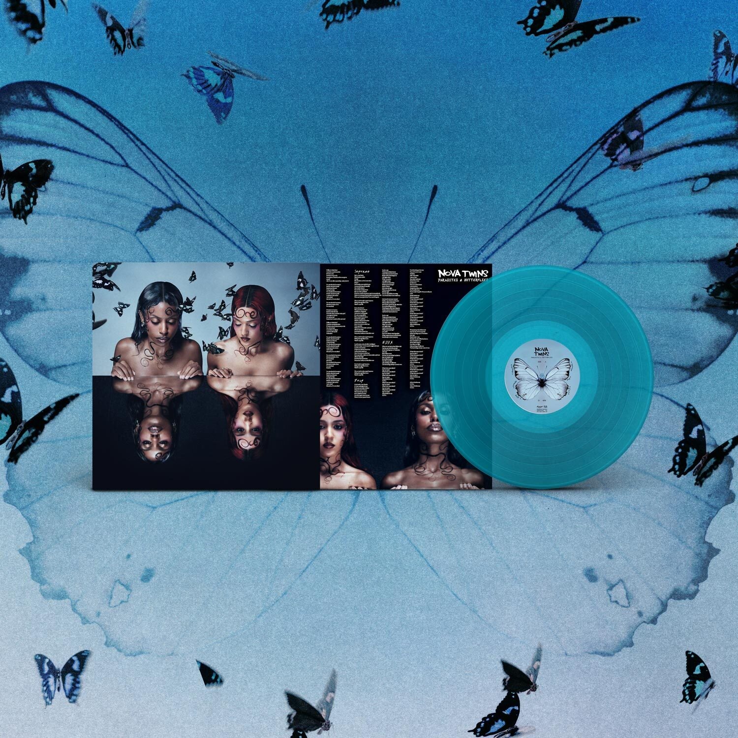 Nova Twins "Parasites & Butterflies" Transparent Blue Vinyl - PRE-ORDER