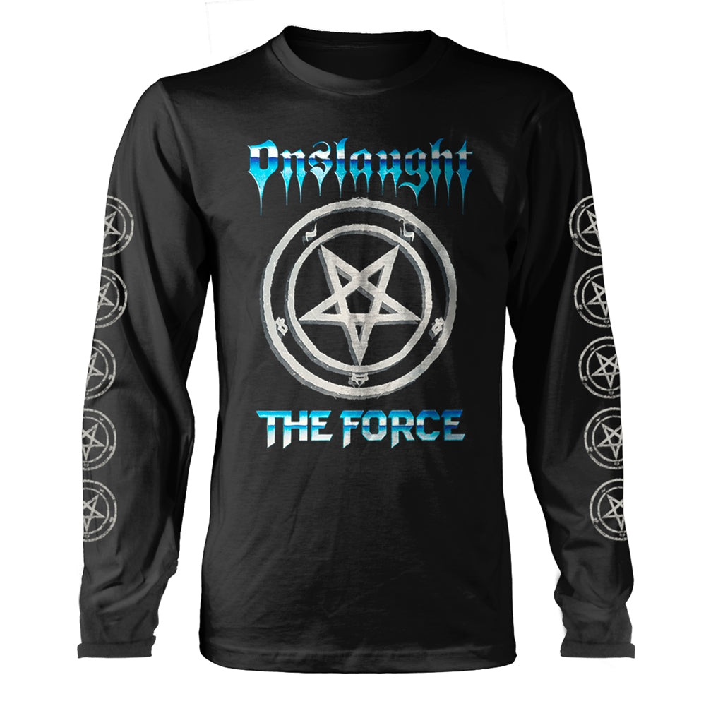 Onslaught "The Force" Black Long Sleeve T shirt