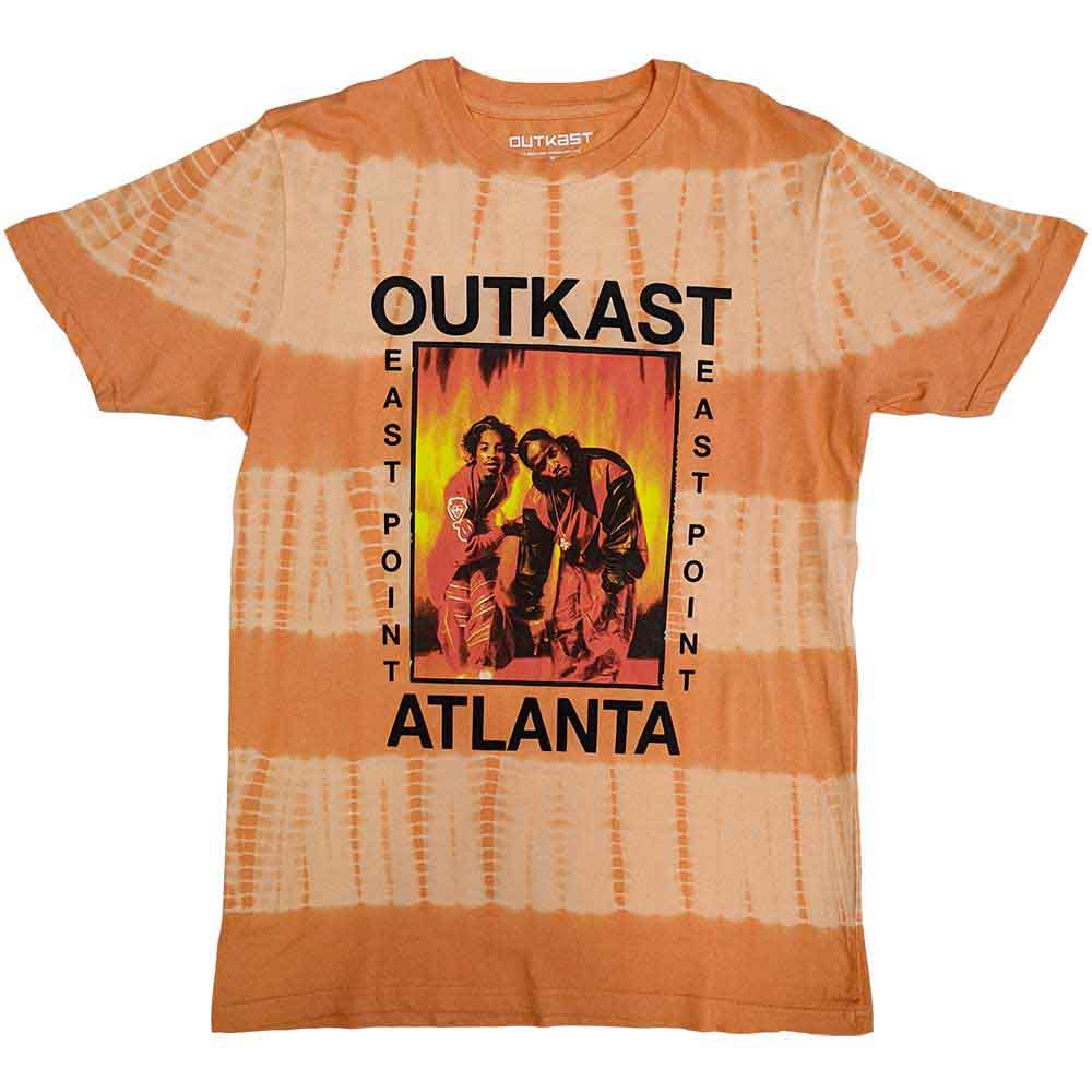 Outkast "Atlanta" Orange Dye T shirt