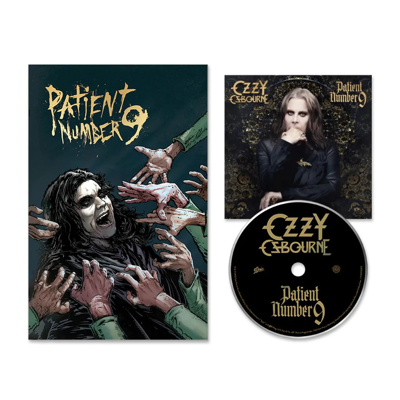 Ozzy Osbourne "Patient Number 9" CD w/ Comic Book