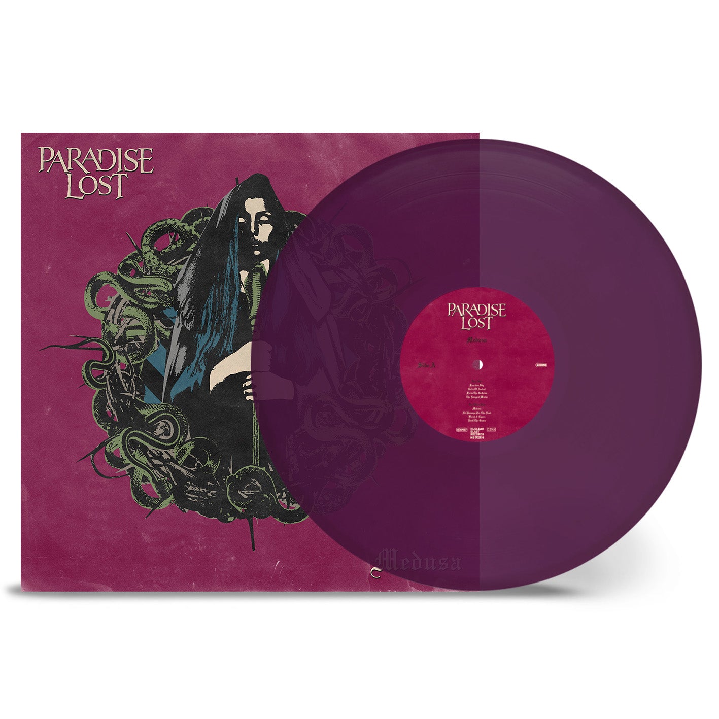 Paradise Lost "Medusa" Transparent Violet Vinyl  - PRE-ORDER
