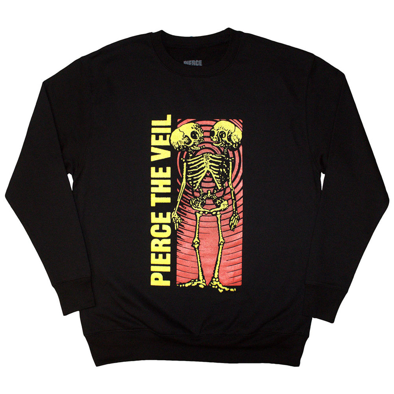 Pierce The Veil "Wavy Skeleton" Black Sweatshirt