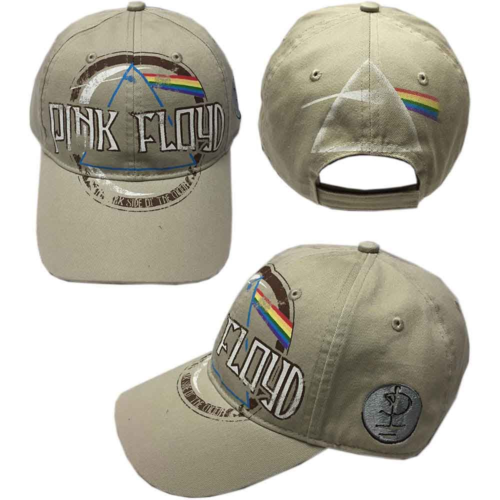 Pink Floyd "Dark Side Of The Moon Distressed" Sand Baseball Cap