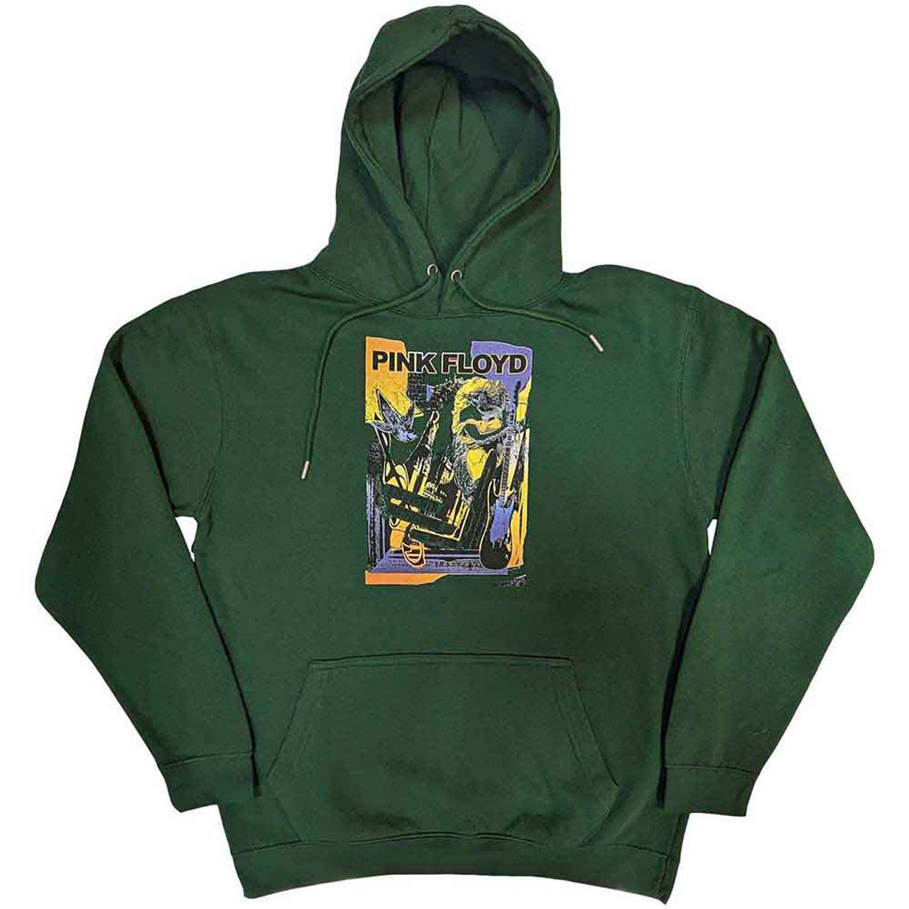 Pink Floyd "Knebworth Live" Green Pullover Hoodie