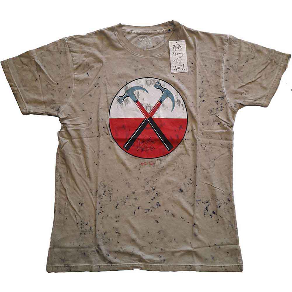 Pink Floyd "The Wall Hammers" Sand T shirt