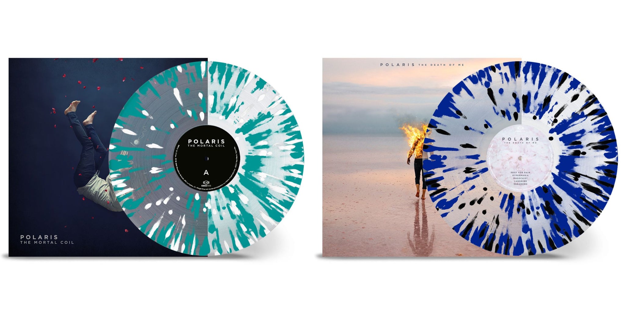 Polaris "The Death of Me" and "The Mortal Coil" Splatter Vinyl - PRE-ORDER