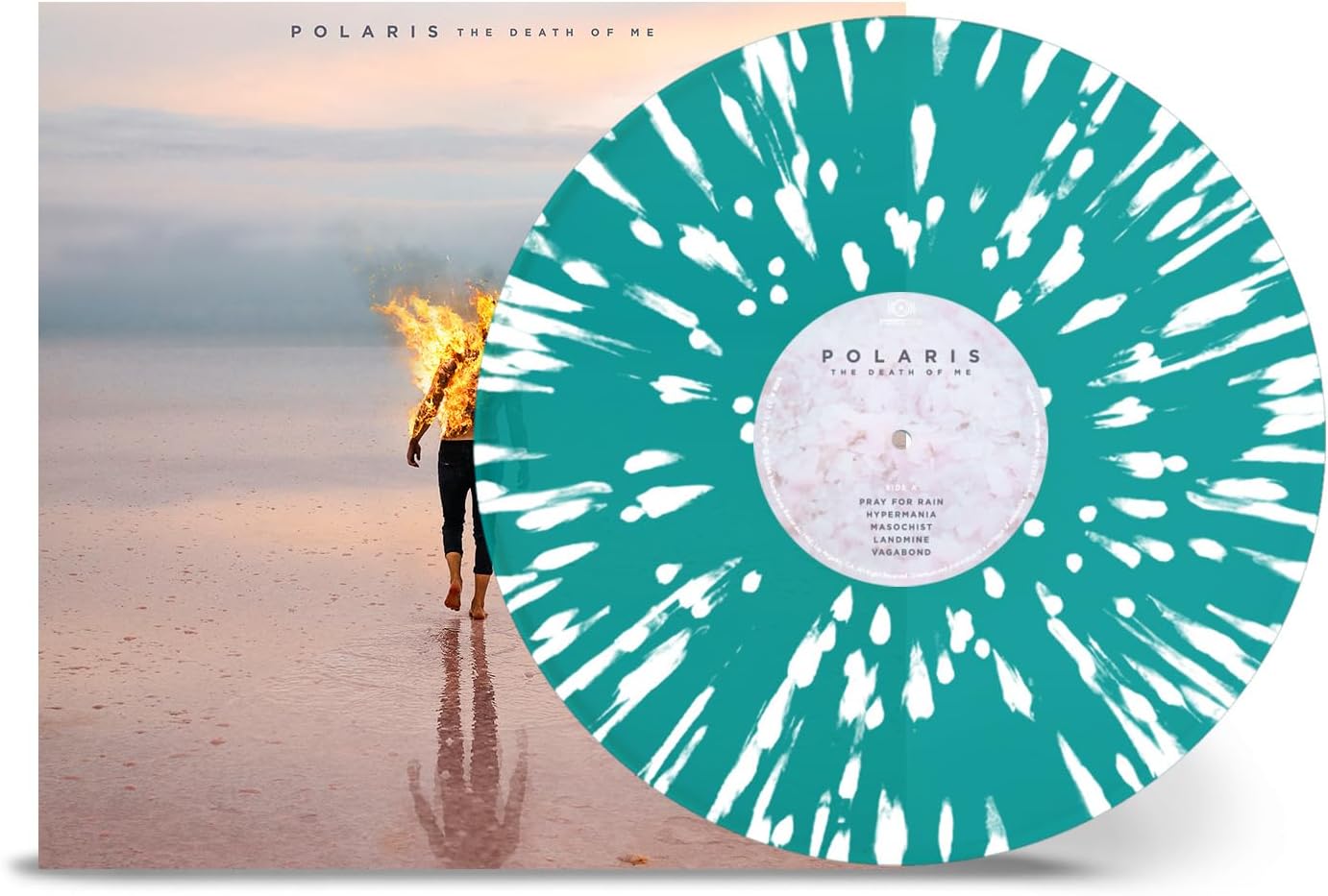 Polaris "The Death Of Me" Turquoise w/ White Splatter Vinyl - PRE-ORDER