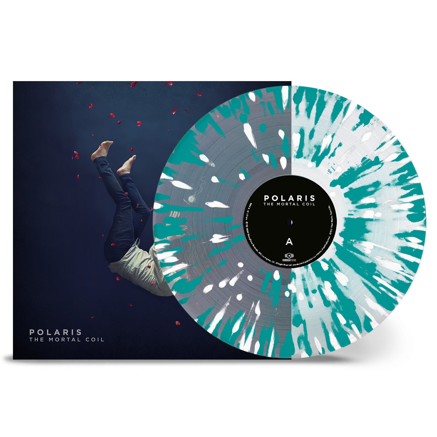 Polaris "The Mortal Coil" Clear White Blue Splatter Vinyl - PRE-ORDER
