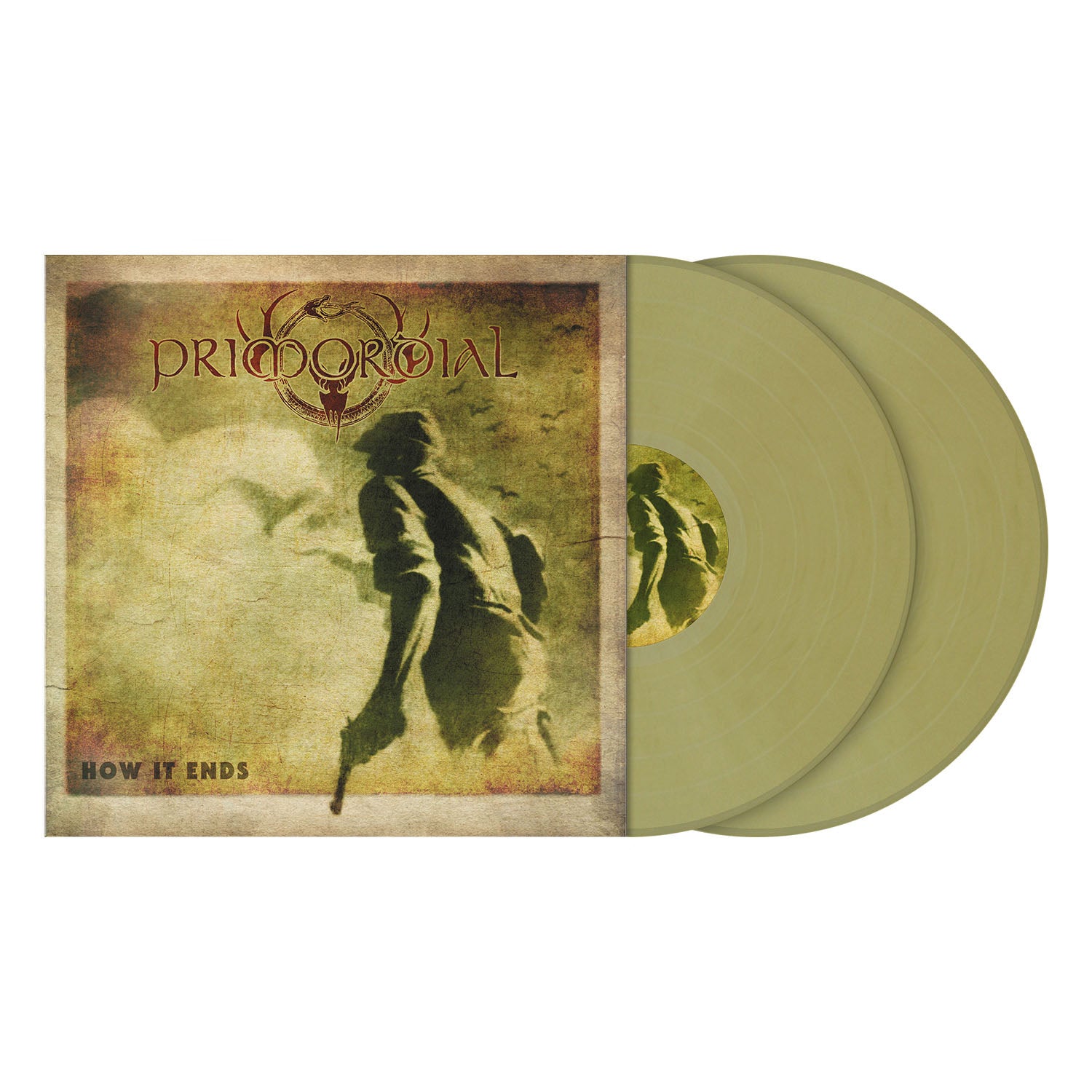 Primordial "How It Ends" Gatefold 2x12" Beige Marble Vinyl