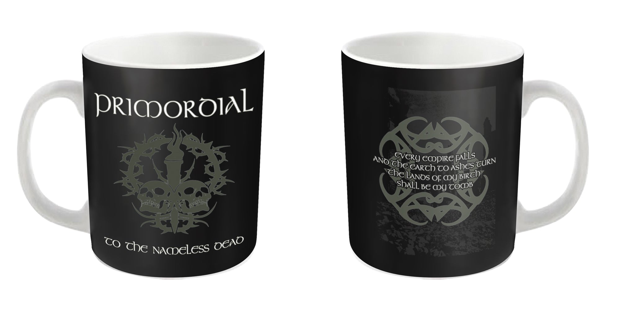 Primordial "To The Nameless Dead" White Mug