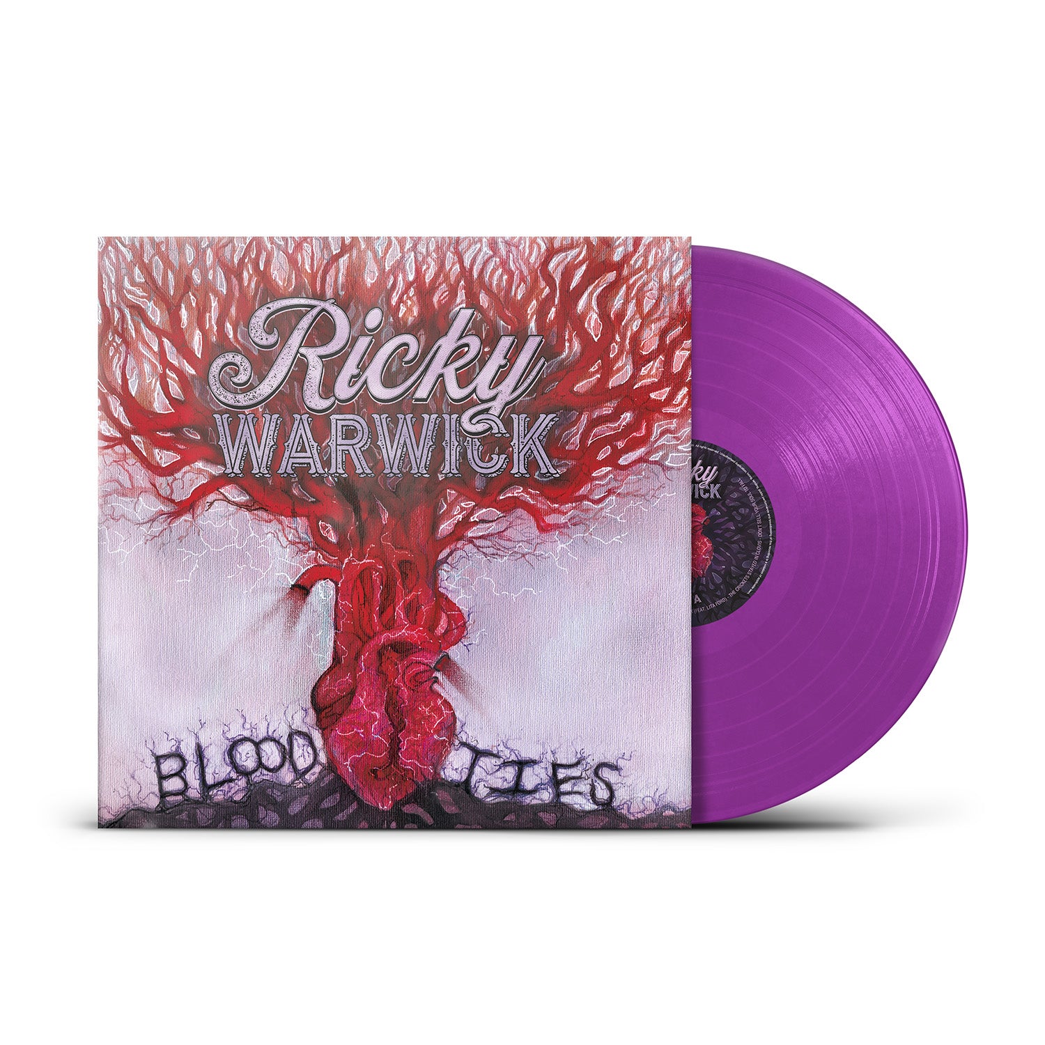 Ricky Warwick "Blood Ties" Purple Vinyl