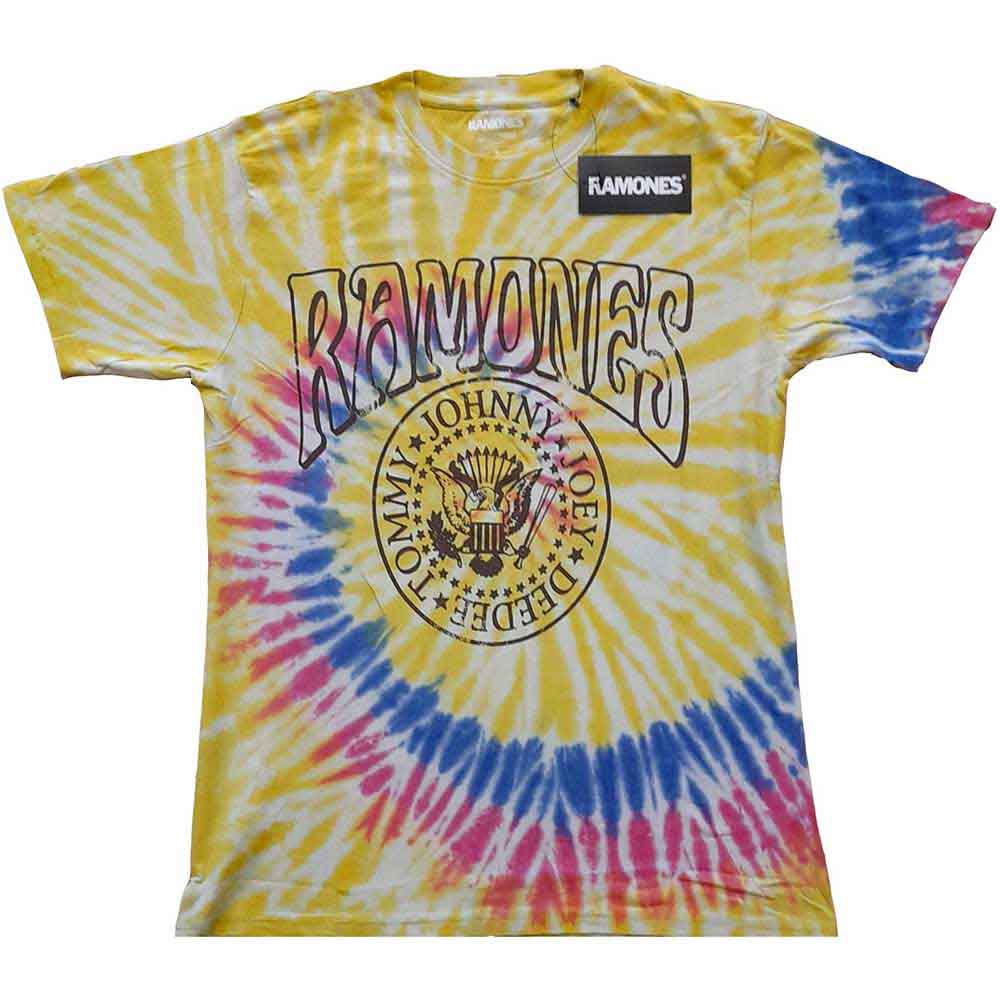 Ramones "Crest Psych" Tie Dye T shirt